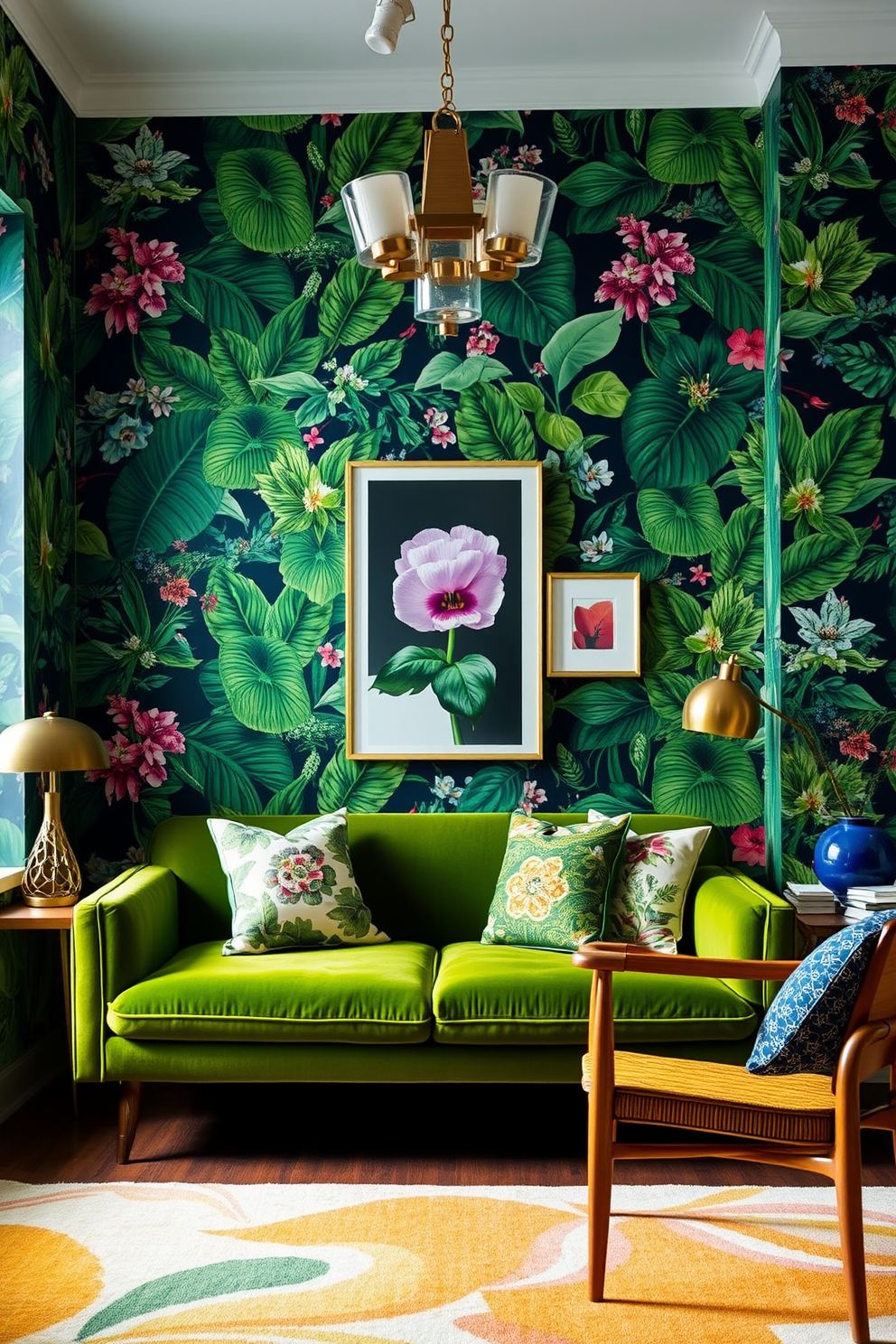 Botanical Wallpaper Decorating Ideas 27