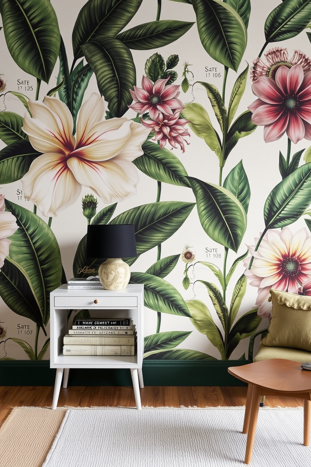 Botanical Wallpaper Decorating Ideas 3