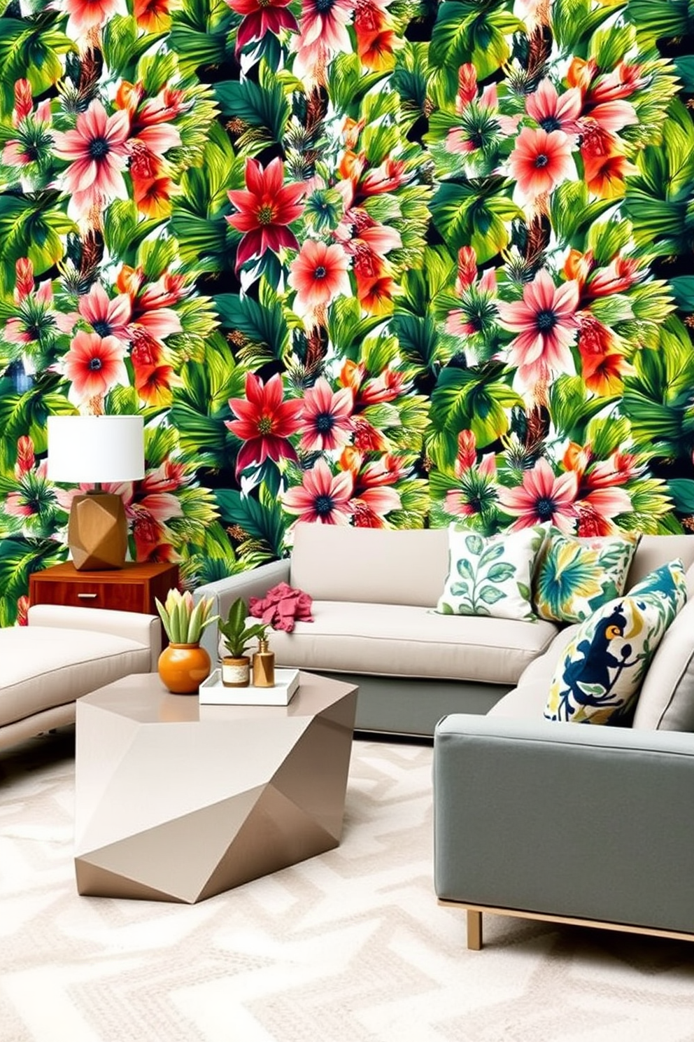 Botanical Wallpaper Decorating Ideas 5