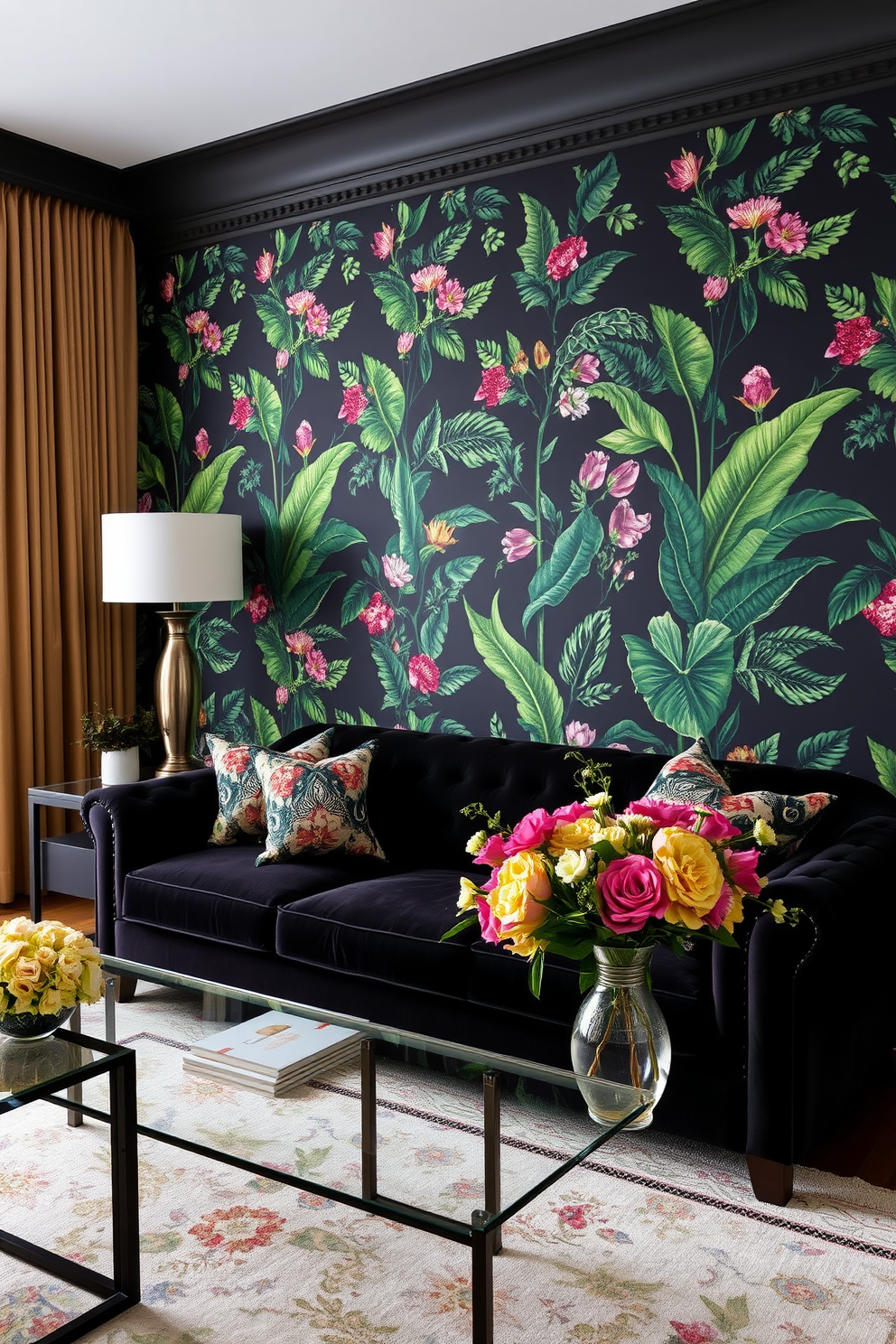 Botanical Wallpaper Decorating Ideas 6