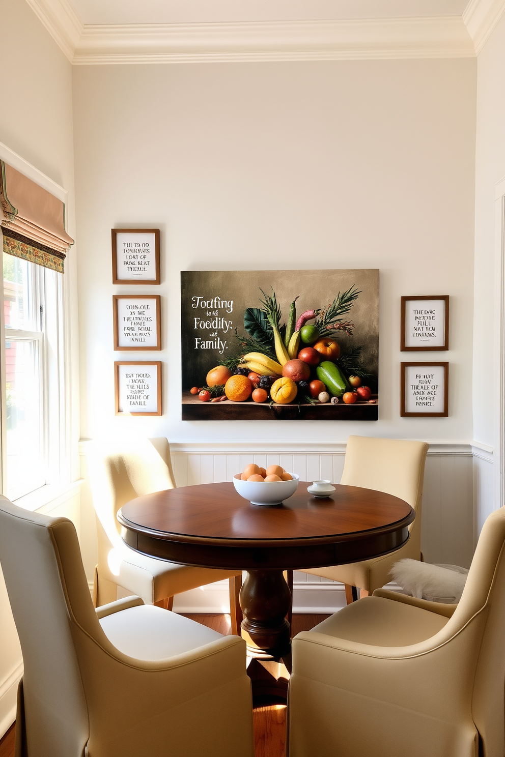 Breakfast Nook Wall Painting Ideas 13