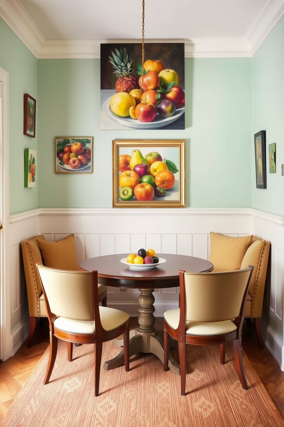 Breakfast Nook Wall Painting Ideas 23