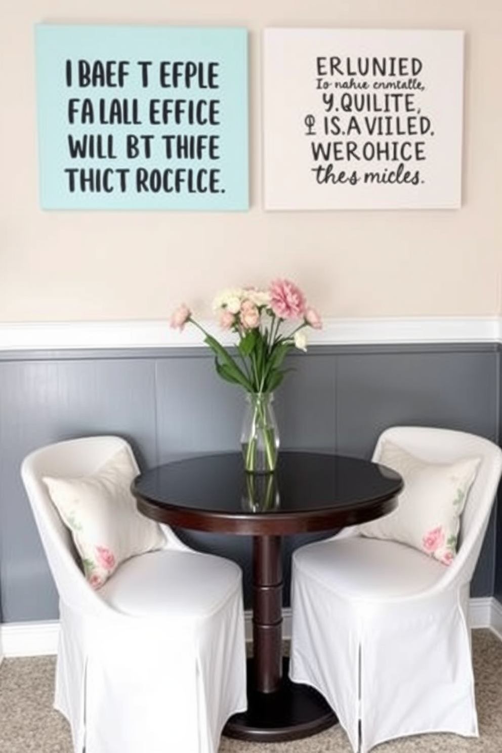 Breakfast Nook Wall Painting Ideas 24