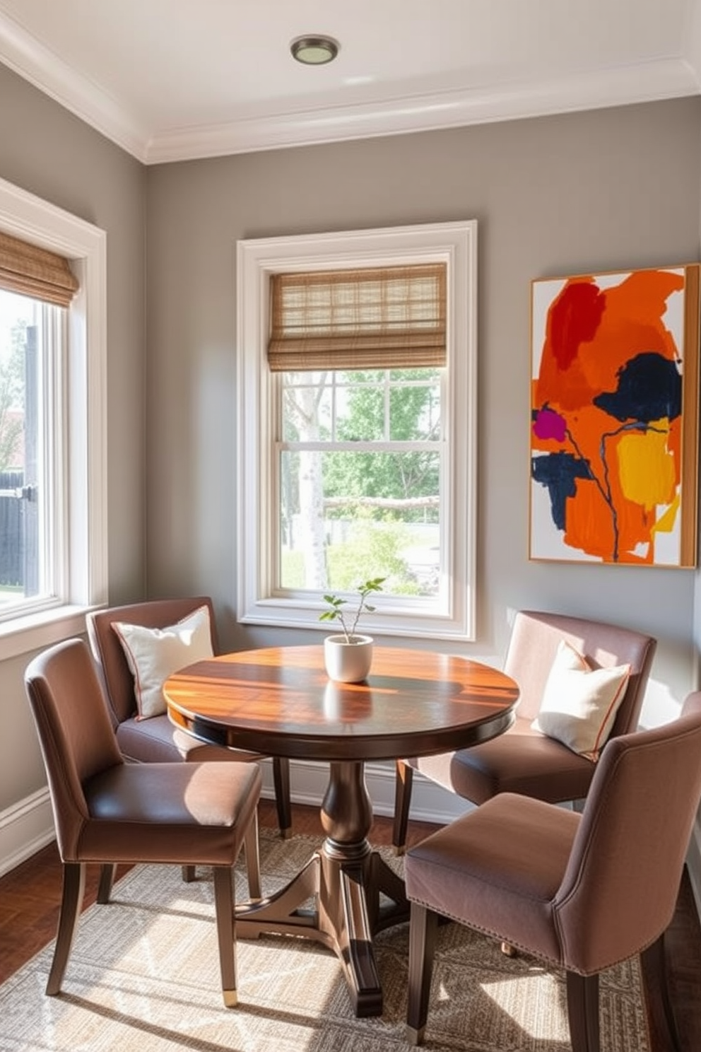 Breakfast Nook Wall Painting Ideas 4