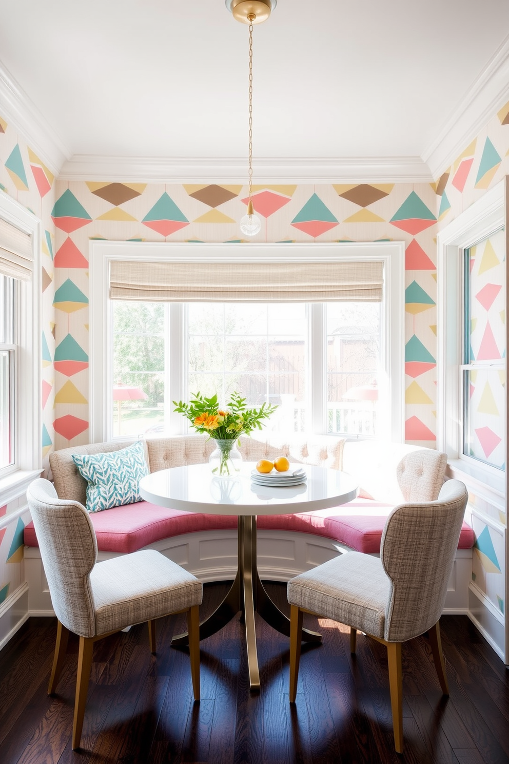 Breakfast Nook Wallpaper Decorating Ideas 1