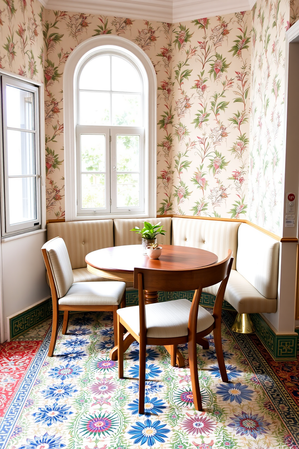 Breakfast Nook Wallpaper Decorating Ideas 18