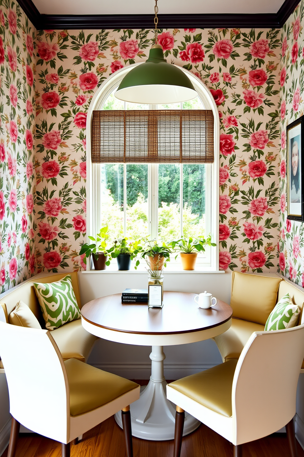 Breakfast Nook Wallpaper Decorating Ideas 2