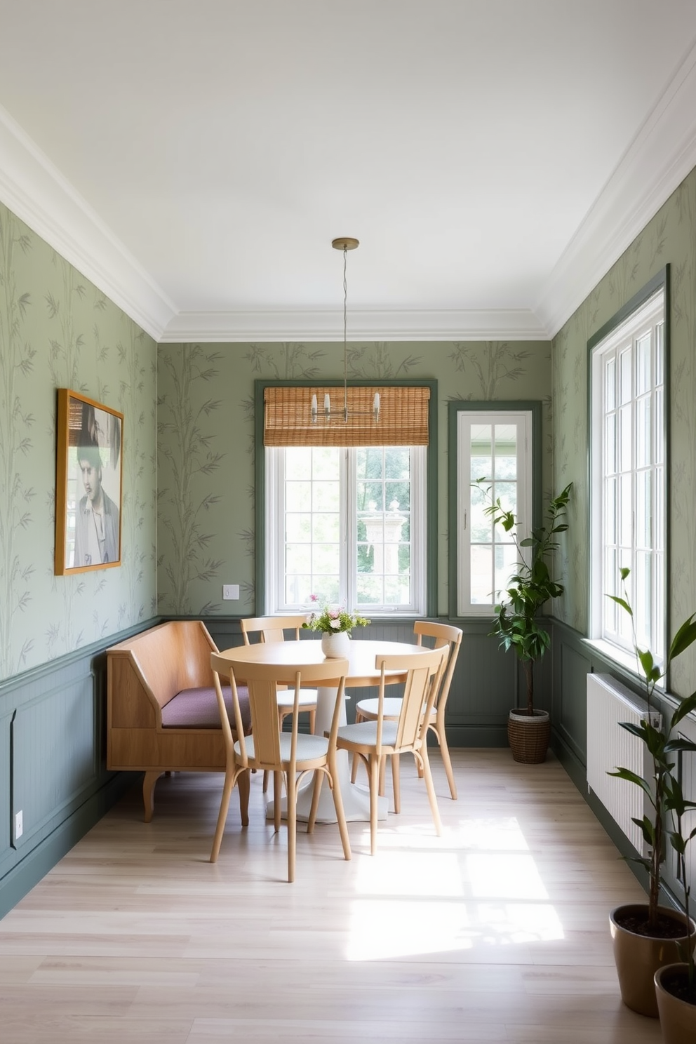 Breakfast Nook Wallpaper Decorating Ideas 22