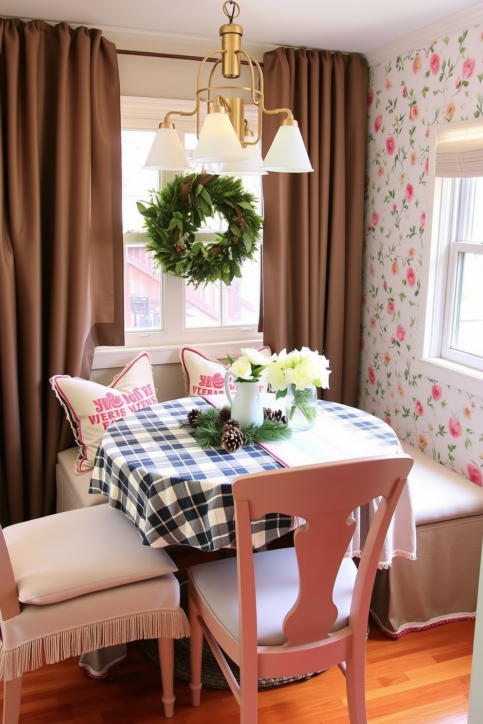 Breakfast Nook Wallpaper Decorating Ideas 23