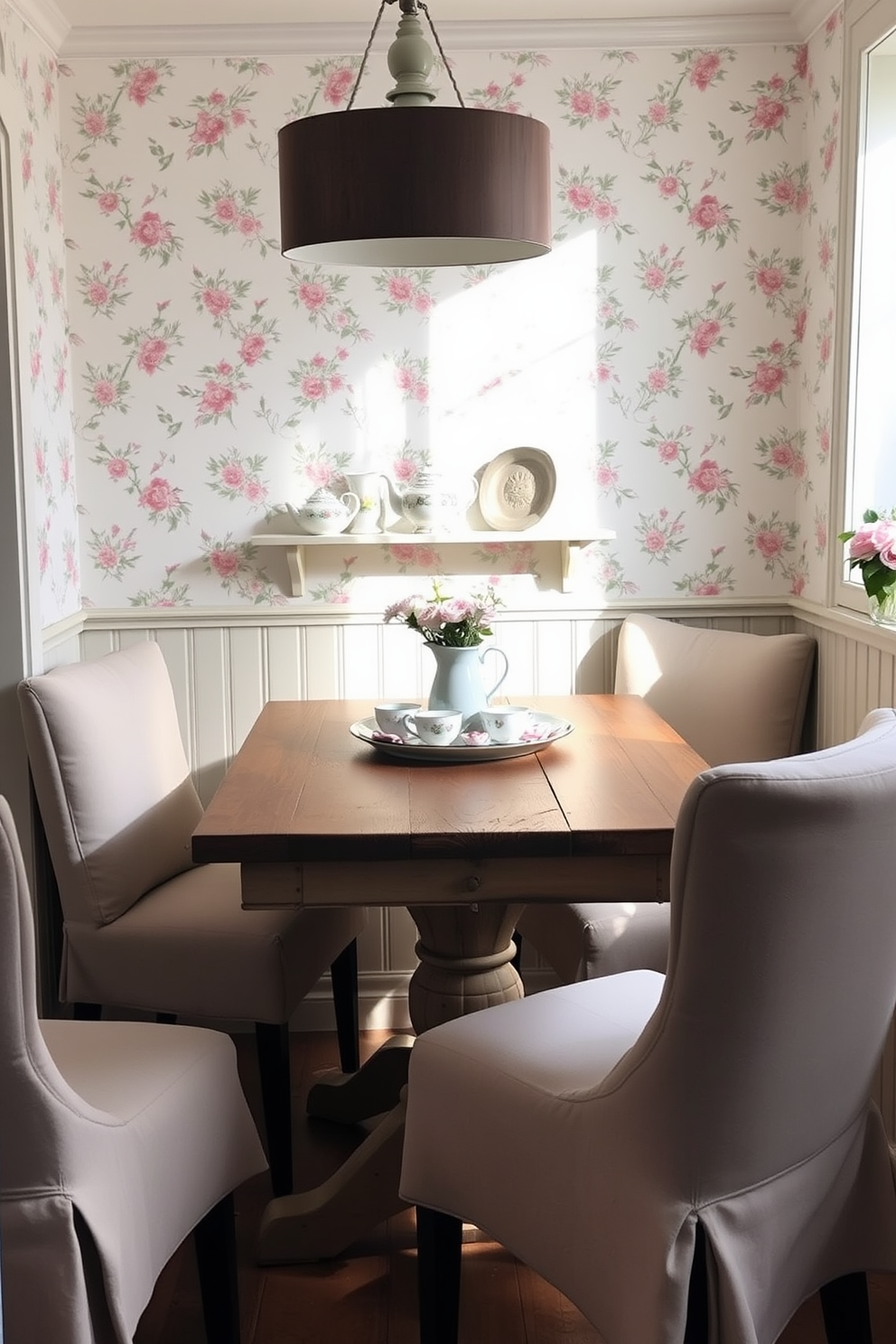 Breakfast Nook Wallpaper Decorating Ideas 25