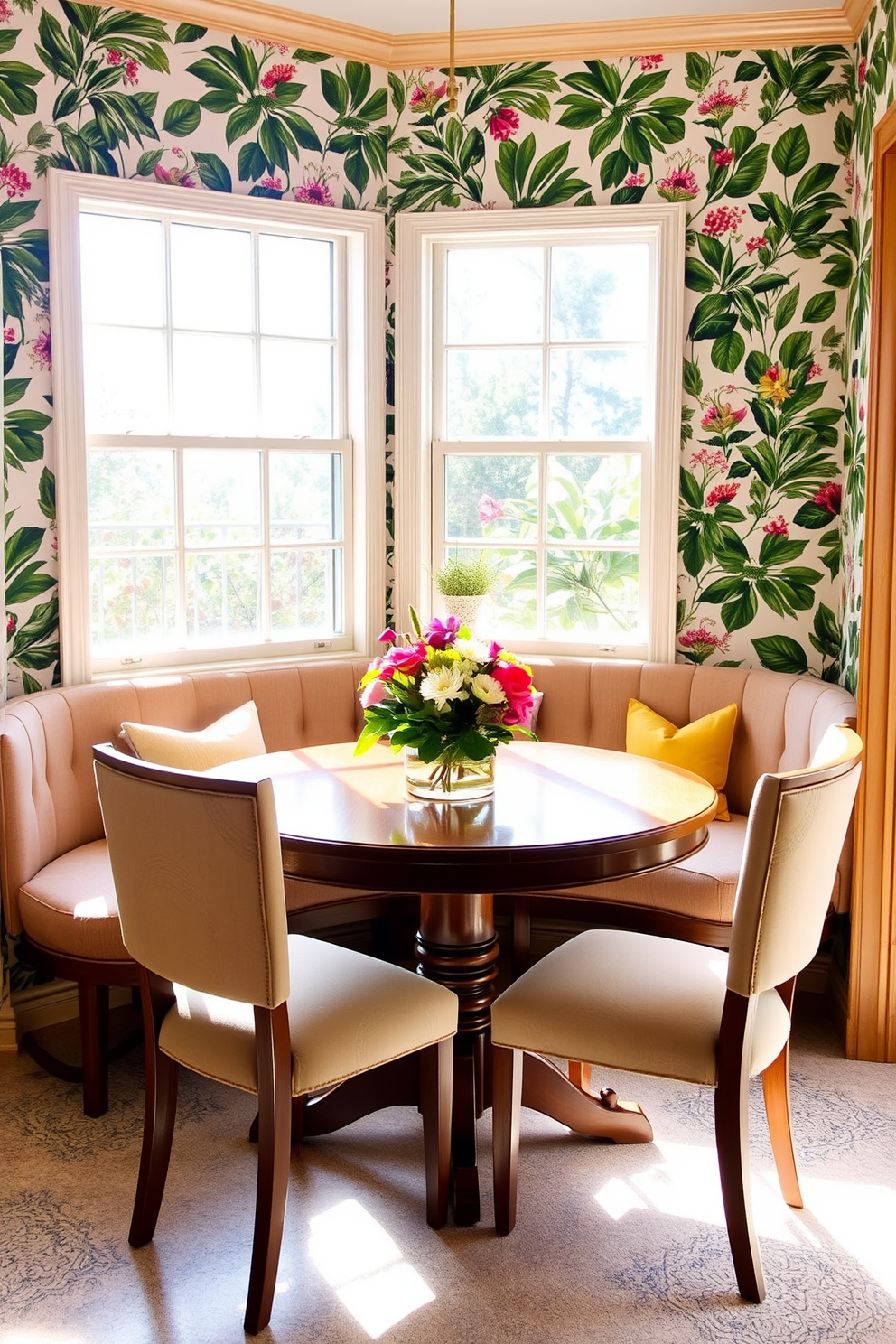 Breakfast Nook Wallpaper Decorating Ideas 27