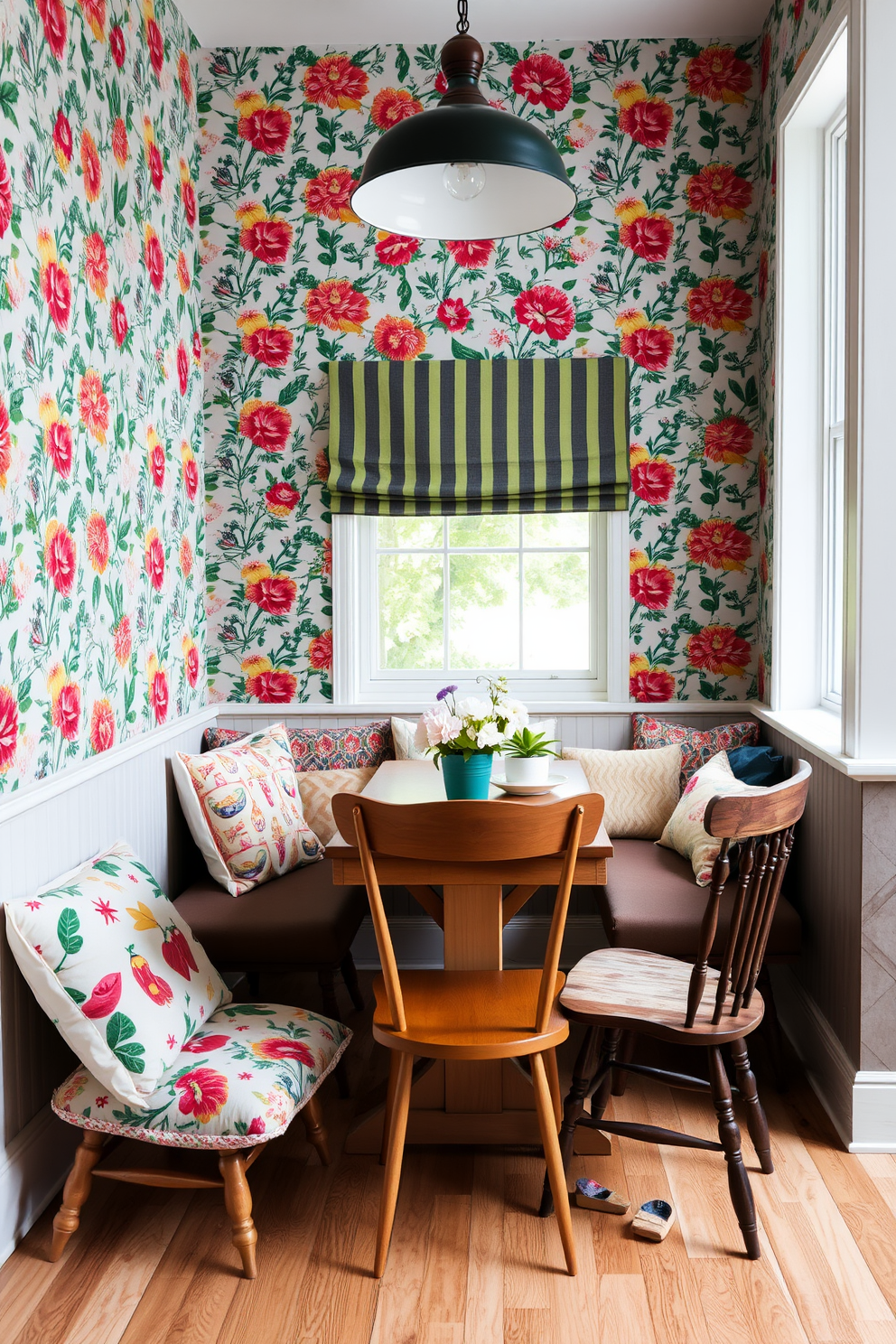 Breakfast Nook Wallpaper Decorating Ideas 9