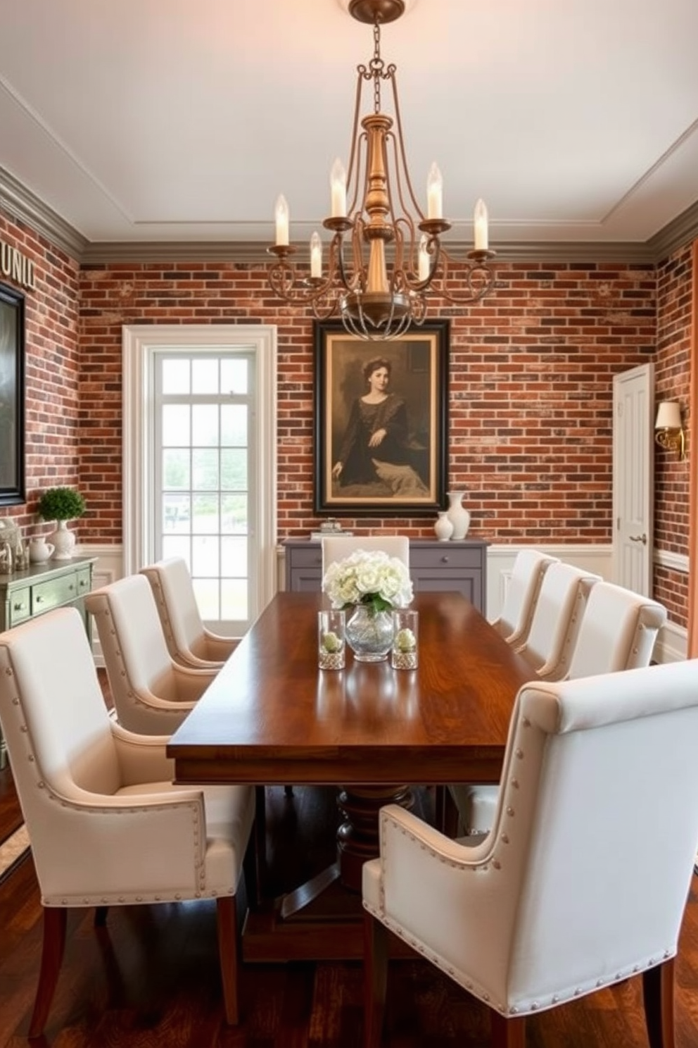 Brick Wallpaper Decorating Ideas 15