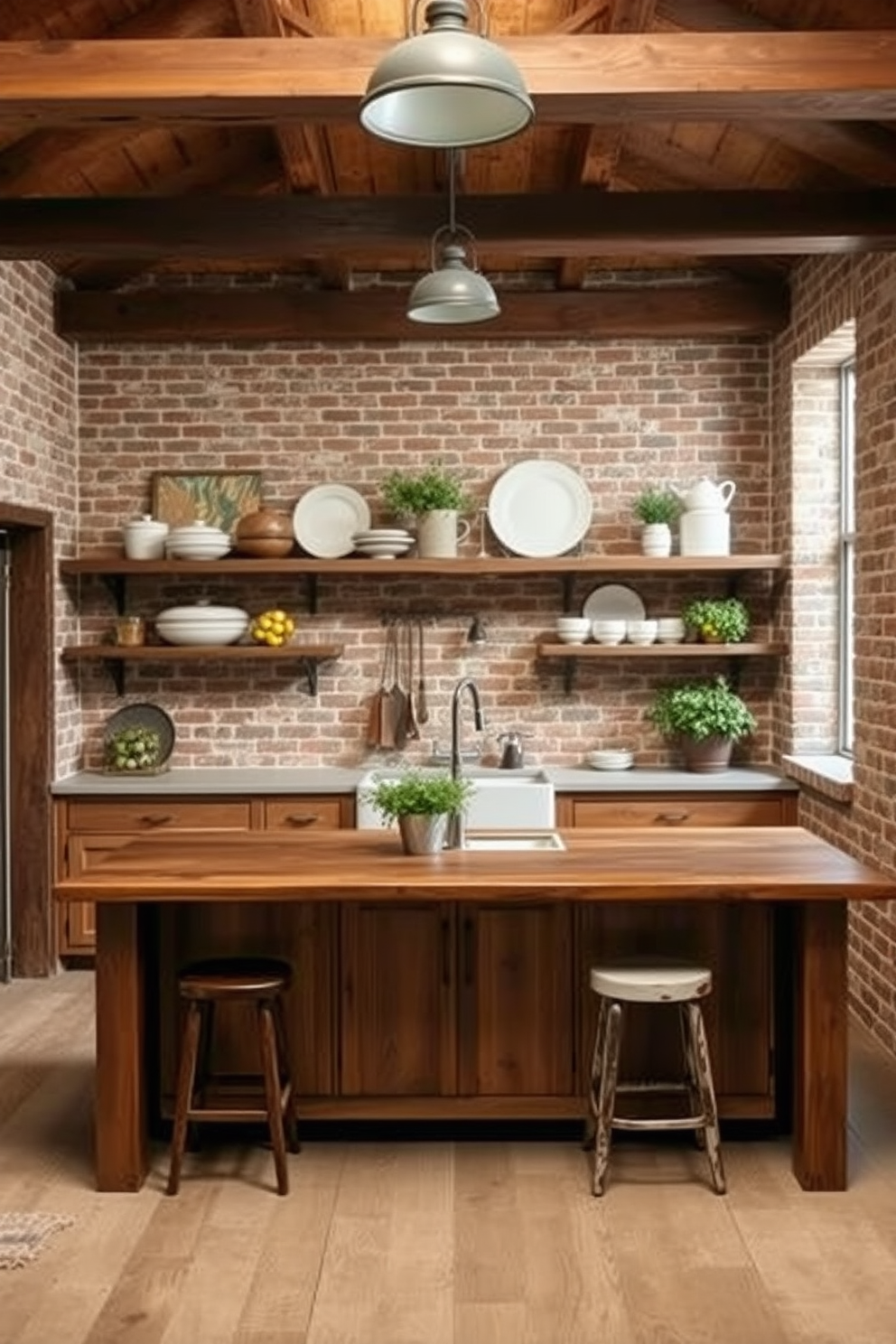 Brick Wallpaper Decorating Ideas 18