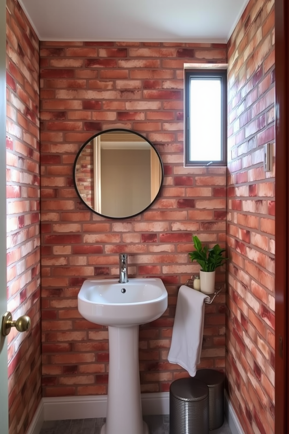 Brick Wallpaper Decorating Ideas 21