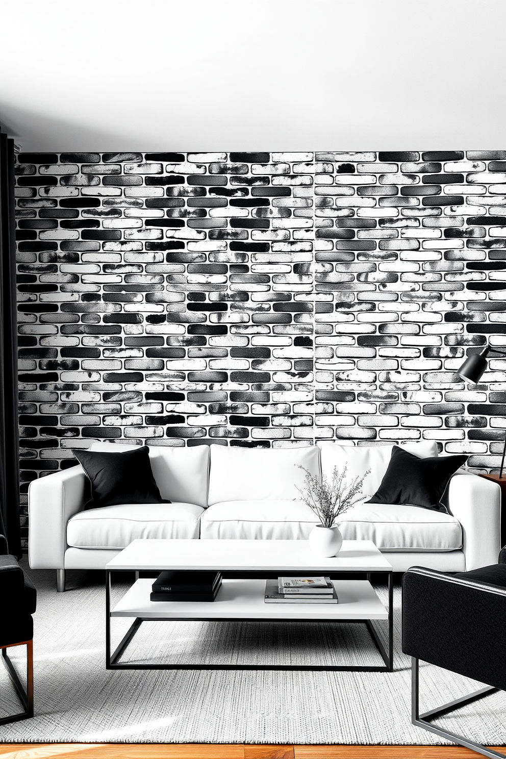 Brick Wallpaper Decorating Ideas 25