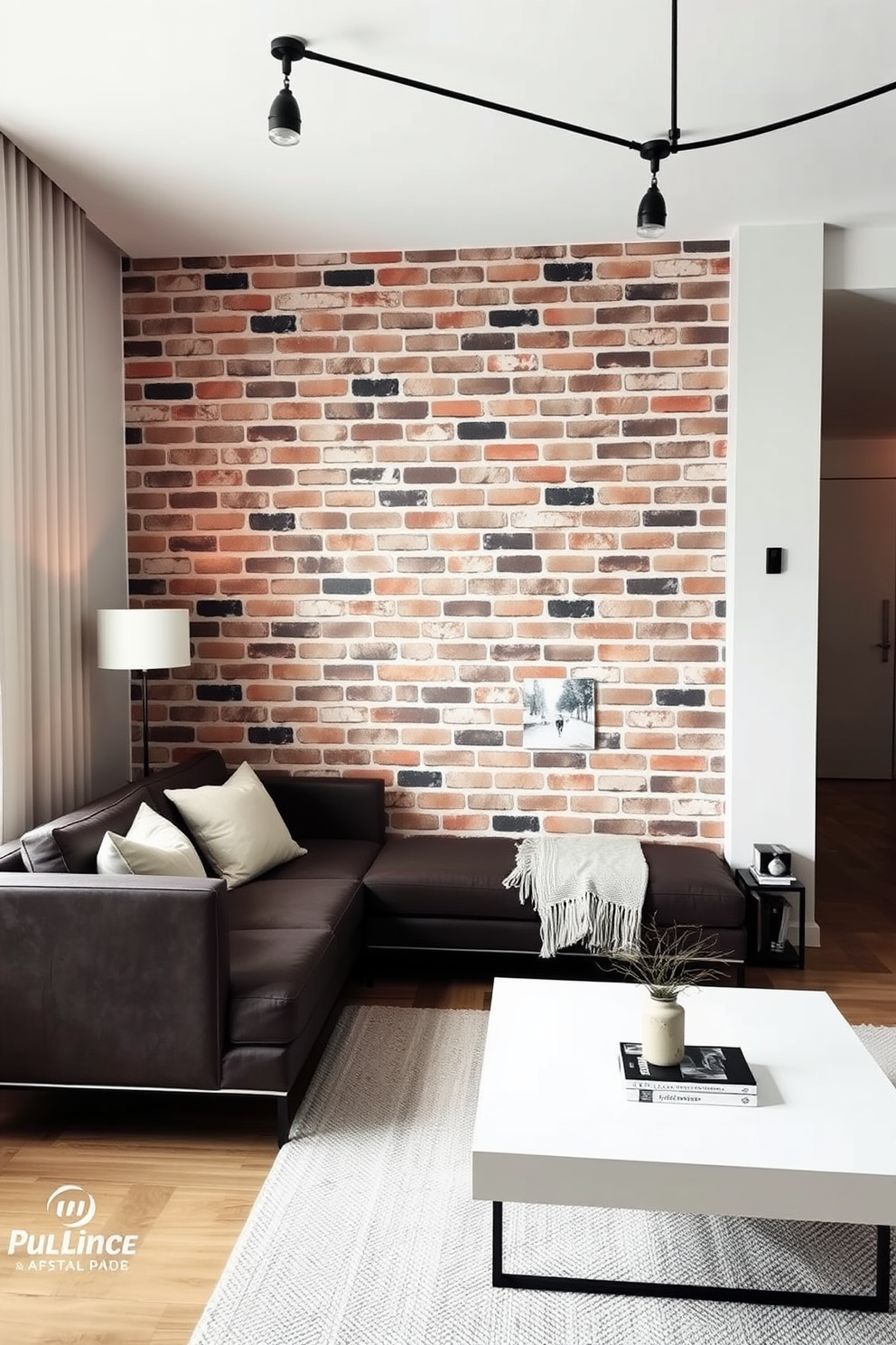 Brick Wallpaper Decorating Ideas 26