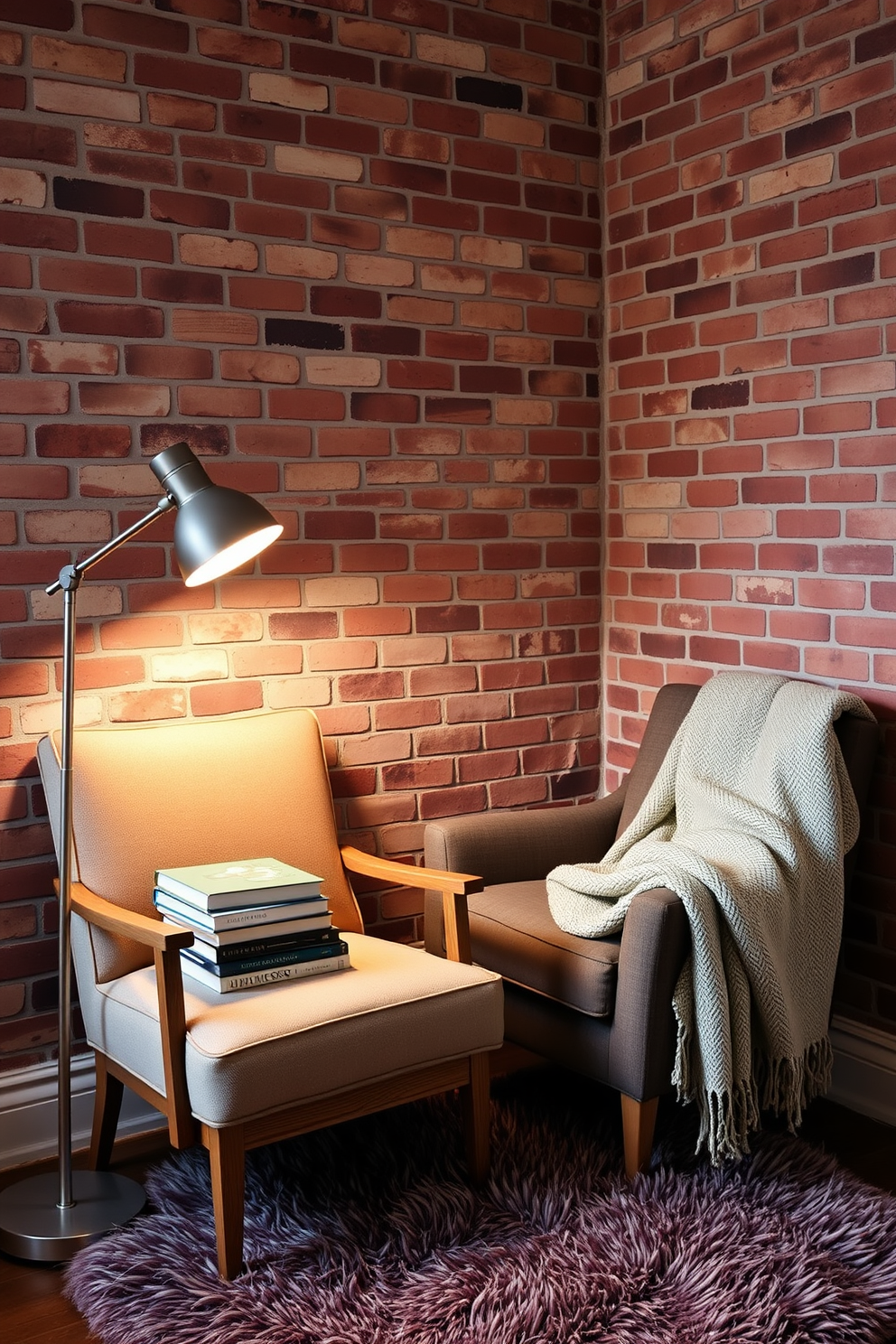 Brick Wallpaper Decorating Ideas 29