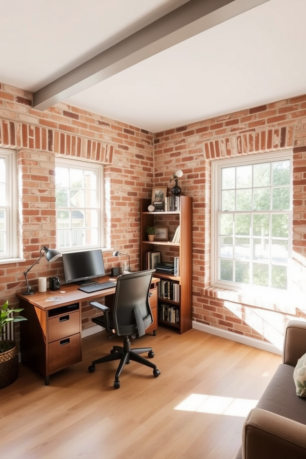 Brick Wallpaper Decorating Ideas 8