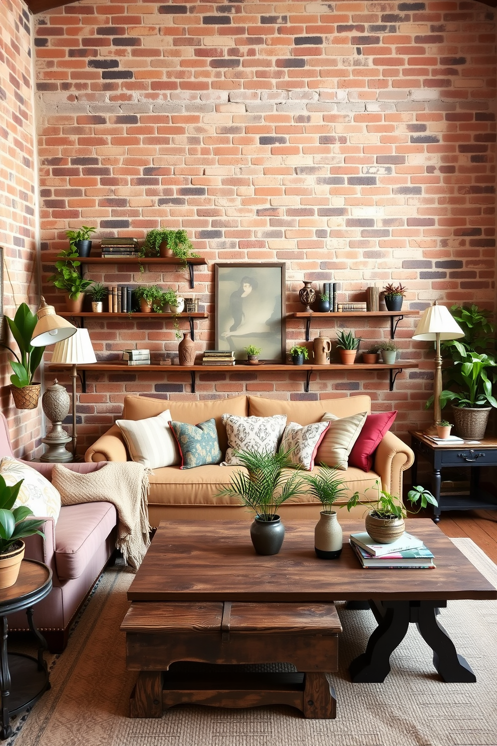 Brick Wallpaper Decorating Ideas 9