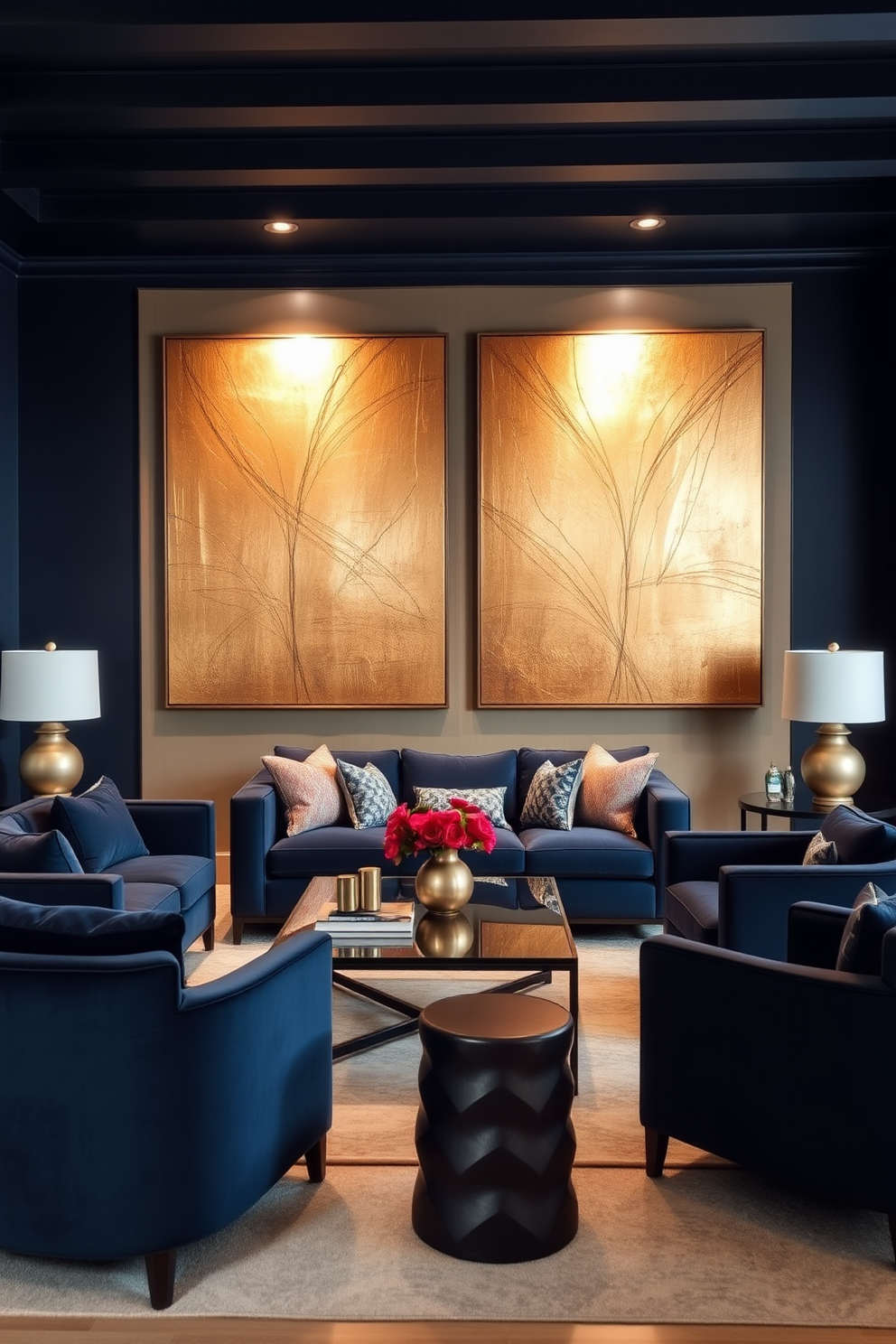 Bronze Wall Painting Ideas 10