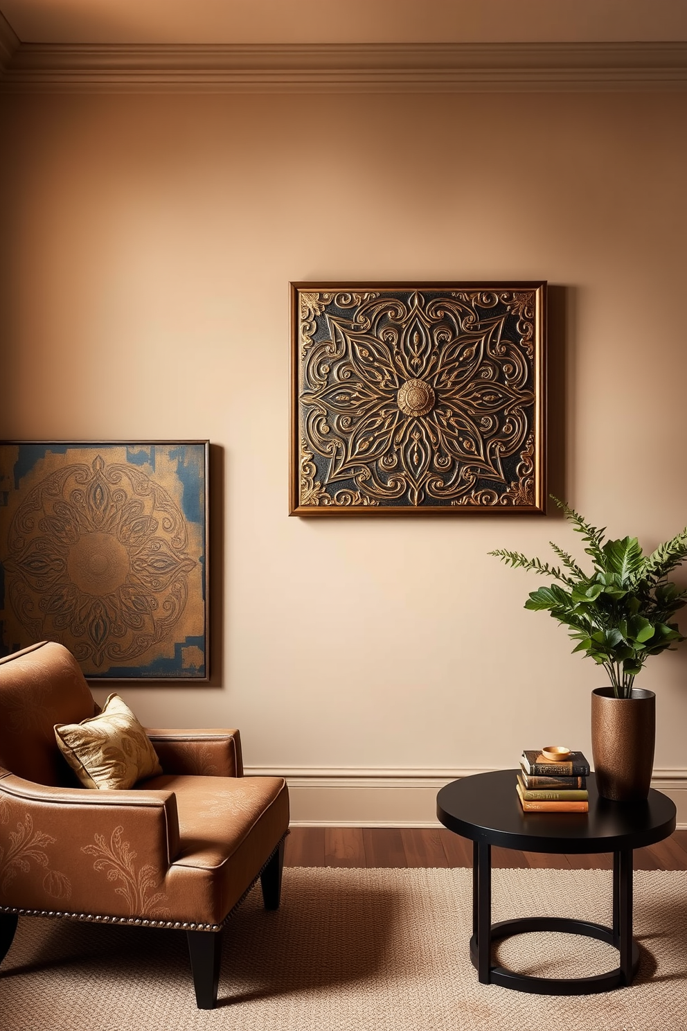 Bronze Wall Painting Ideas 11