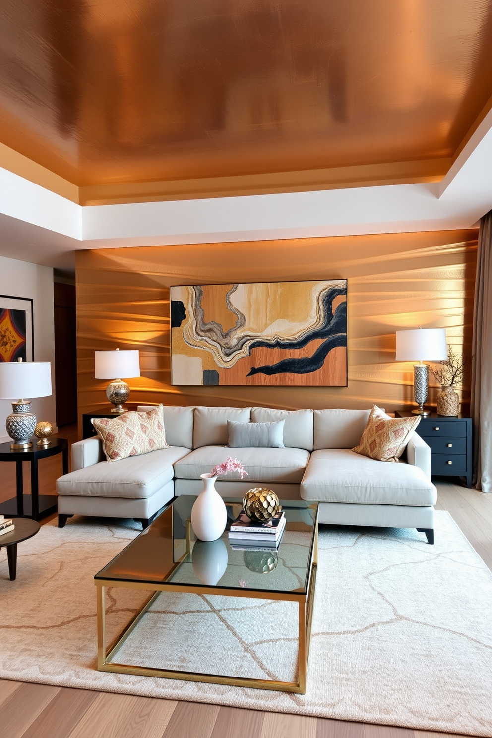 Bronze Wall Painting Ideas 2