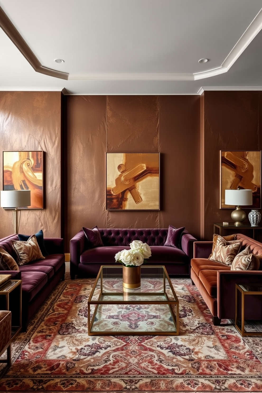 Bronze Wall Painting Ideas 4