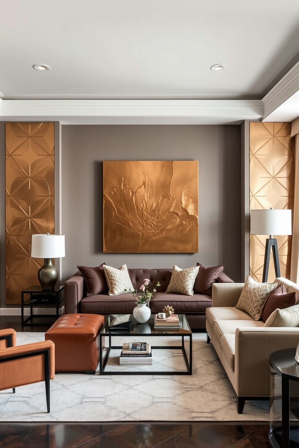 Bronze Wall Painting Ideas 5