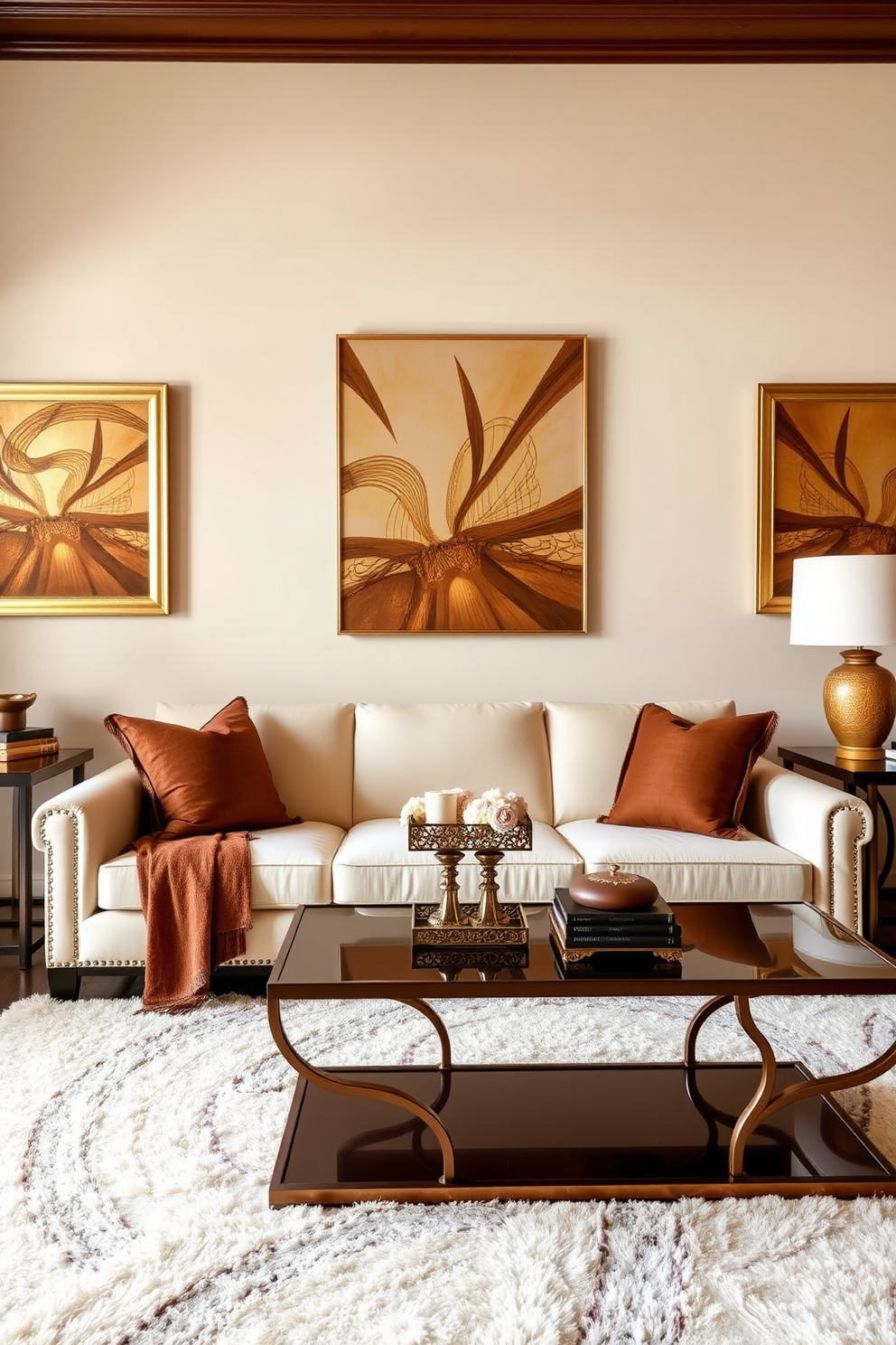 Bronze Wall Painting Ideas 6