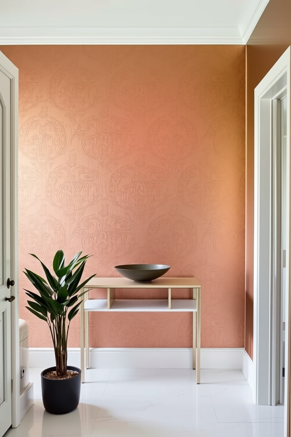 Bronze Wallpaper Decorating Ideas 20