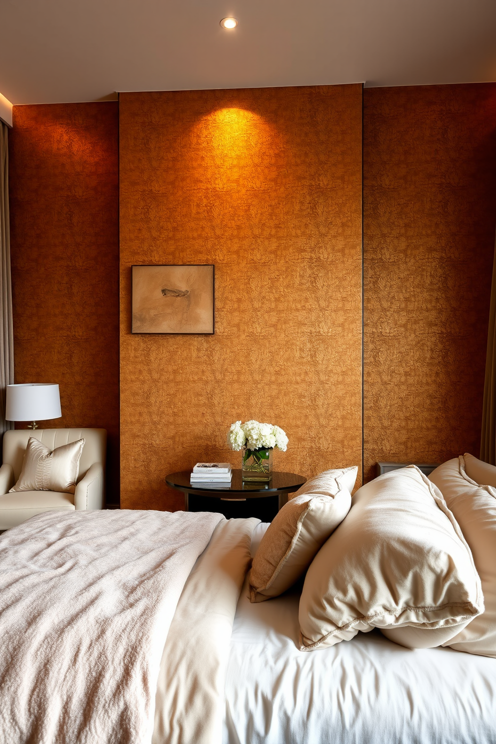 Bronze Wallpaper Decorating Ideas 3