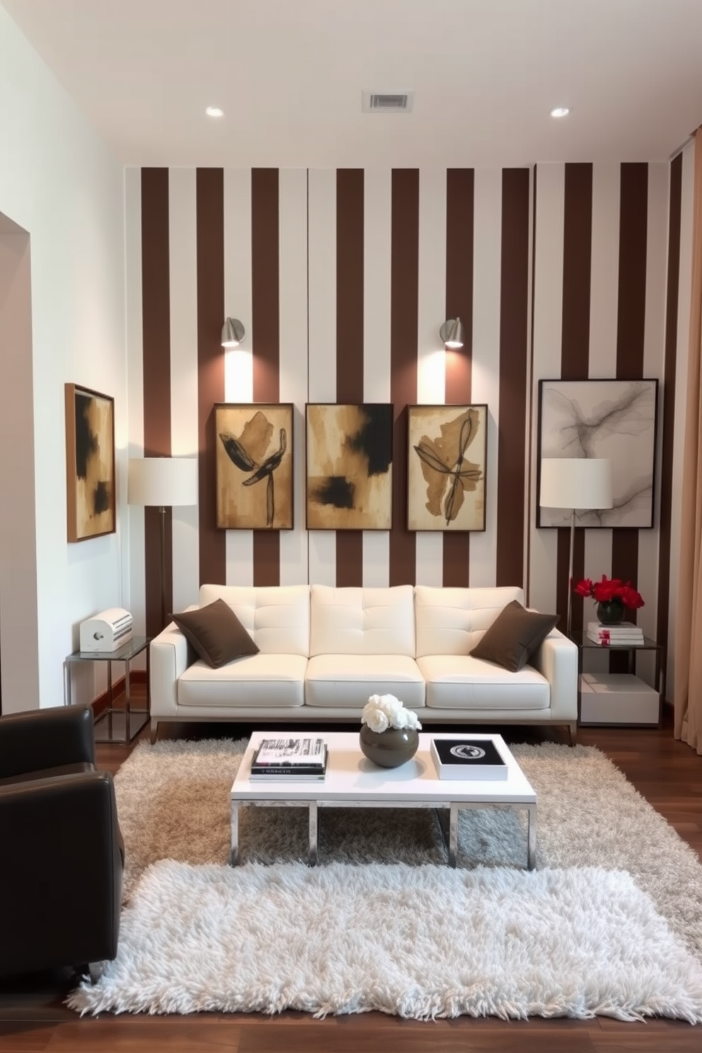 Brown Wall Painting Ideas 18