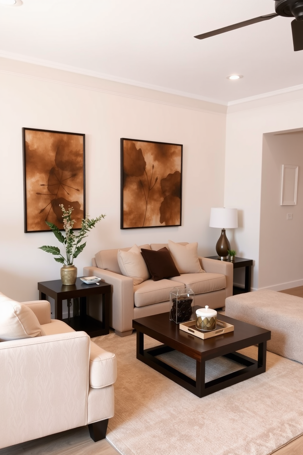 Brown Wall Painting Ideas 4