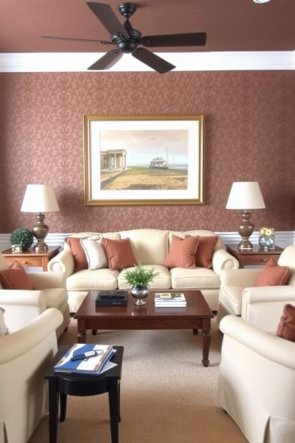 Brown Wallpaper Decorating Ideas 13