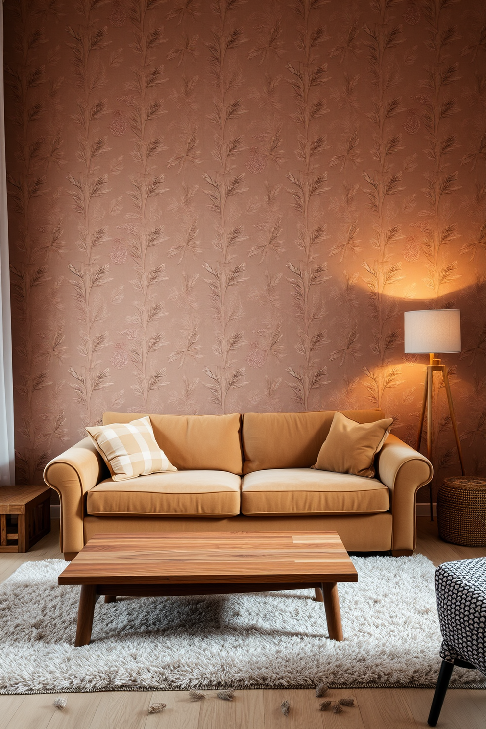 Brown Wallpaper Decorating Ideas 14