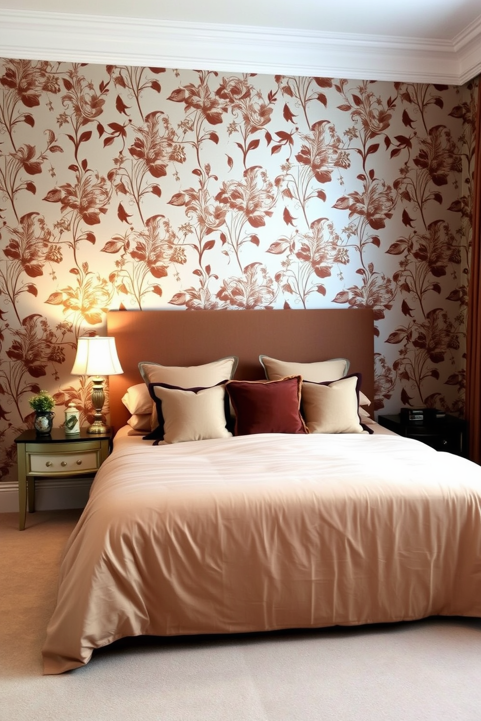 Brown Wallpaper Decorating Ideas 2