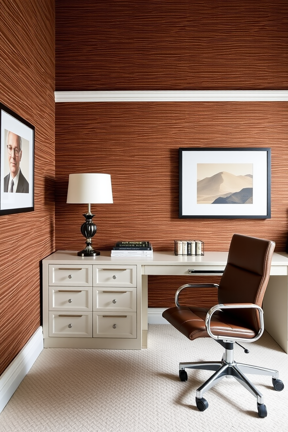 Brown Wallpaper Decorating Ideas 4