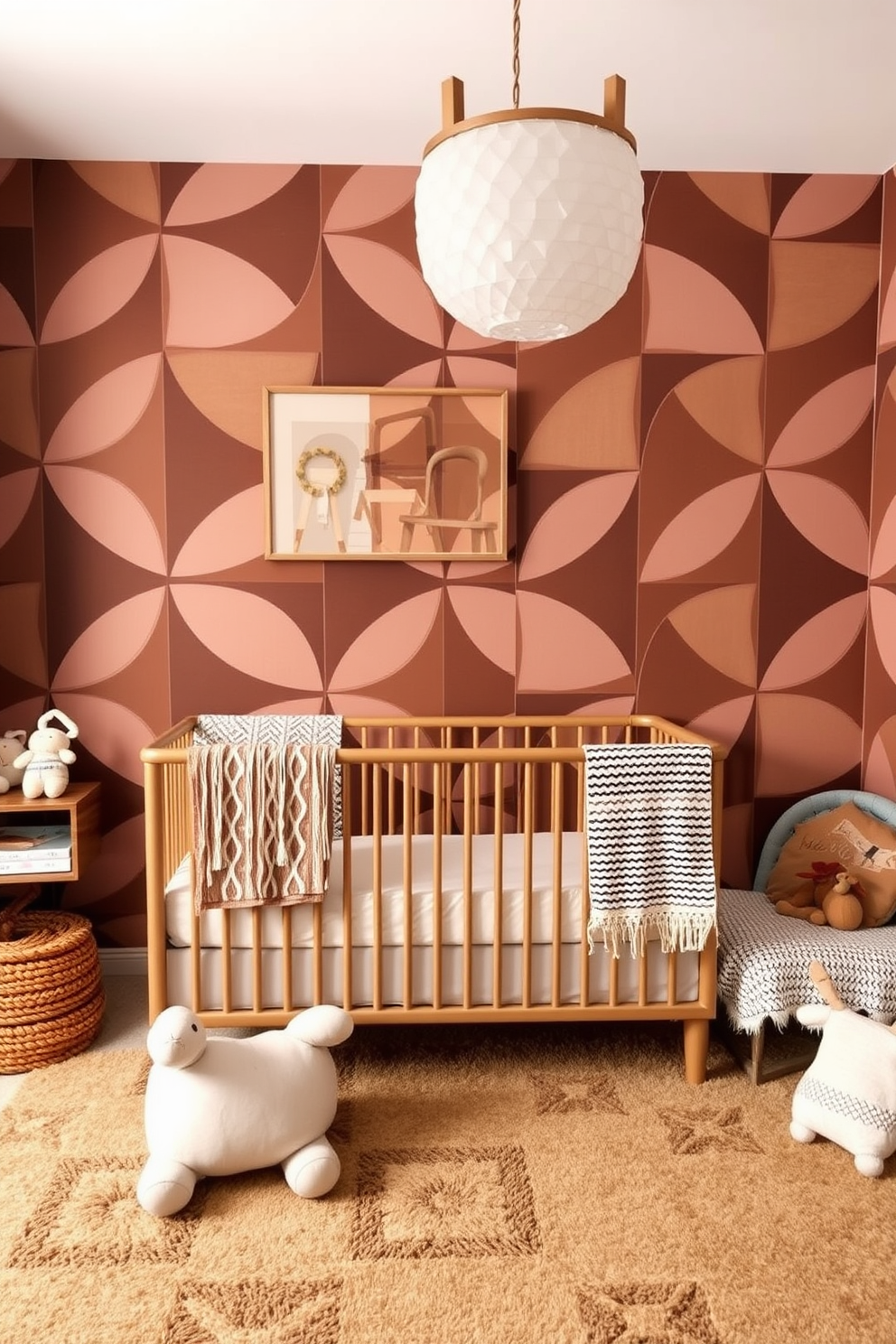 Brown Wallpaper Decorating Ideas 7