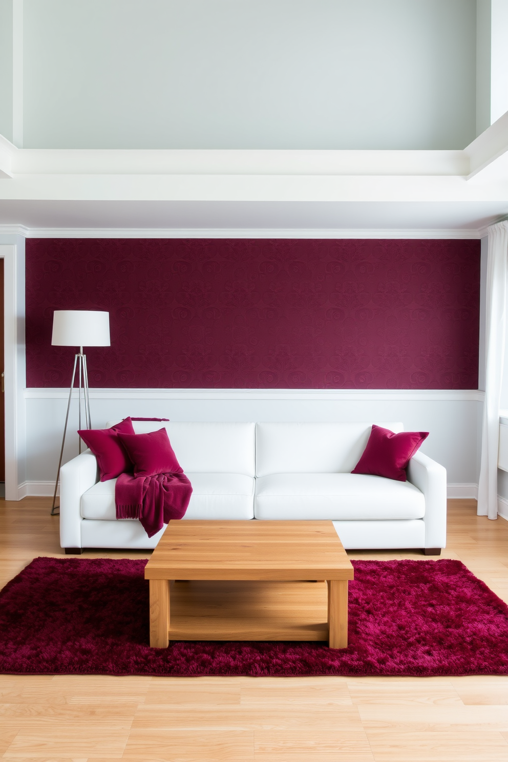 Burgundy Wallpaper Decorating Ideas 15