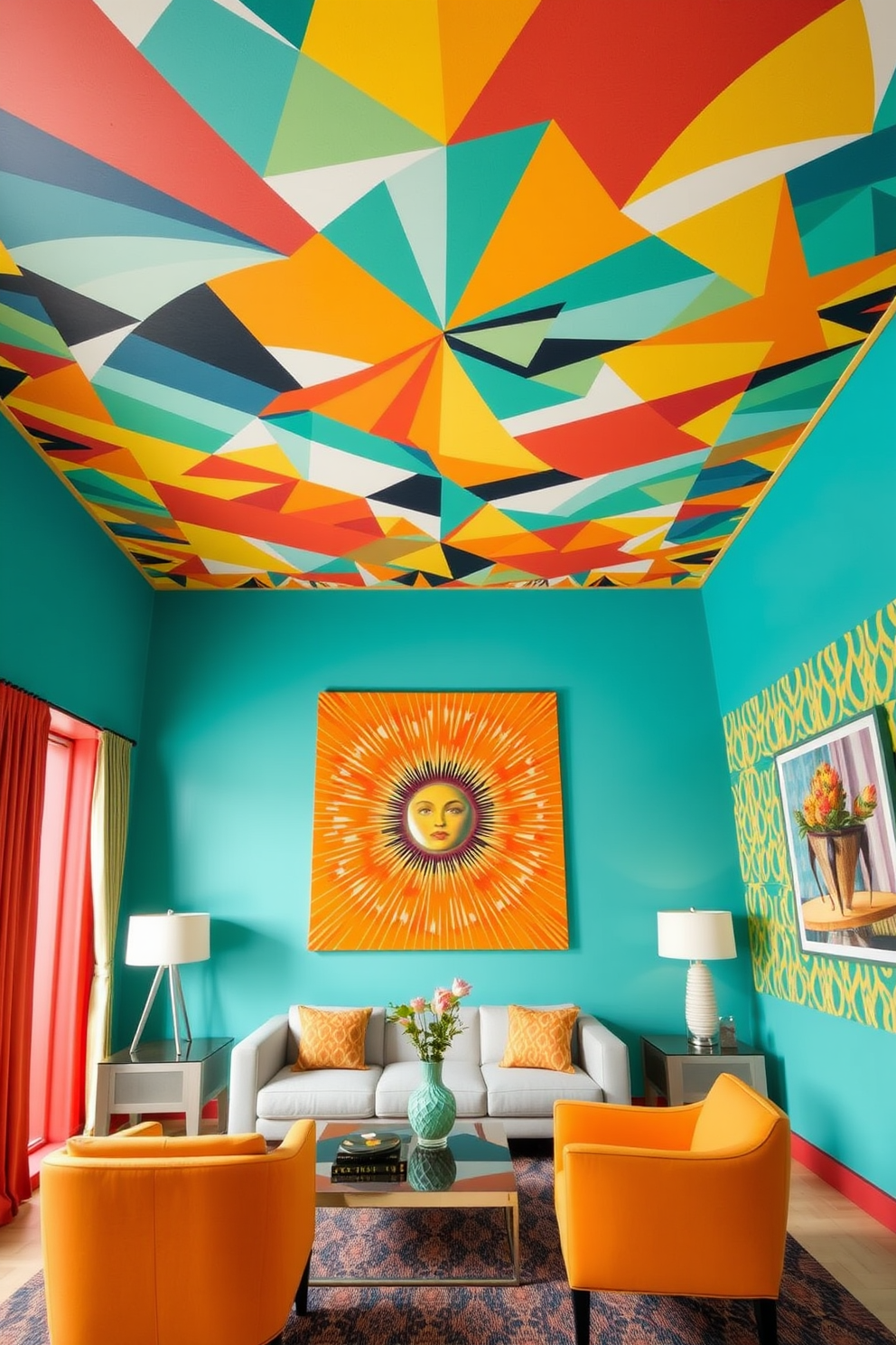 Ceiling Wall Painting Ideas 1