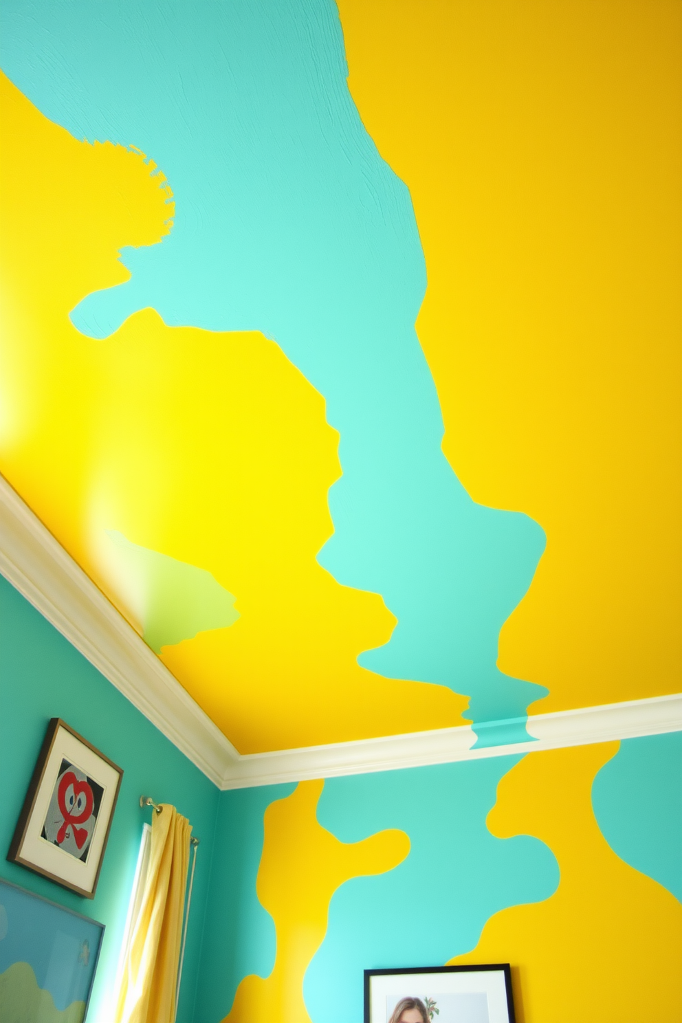 Ceiling Wall Painting Ideas 19