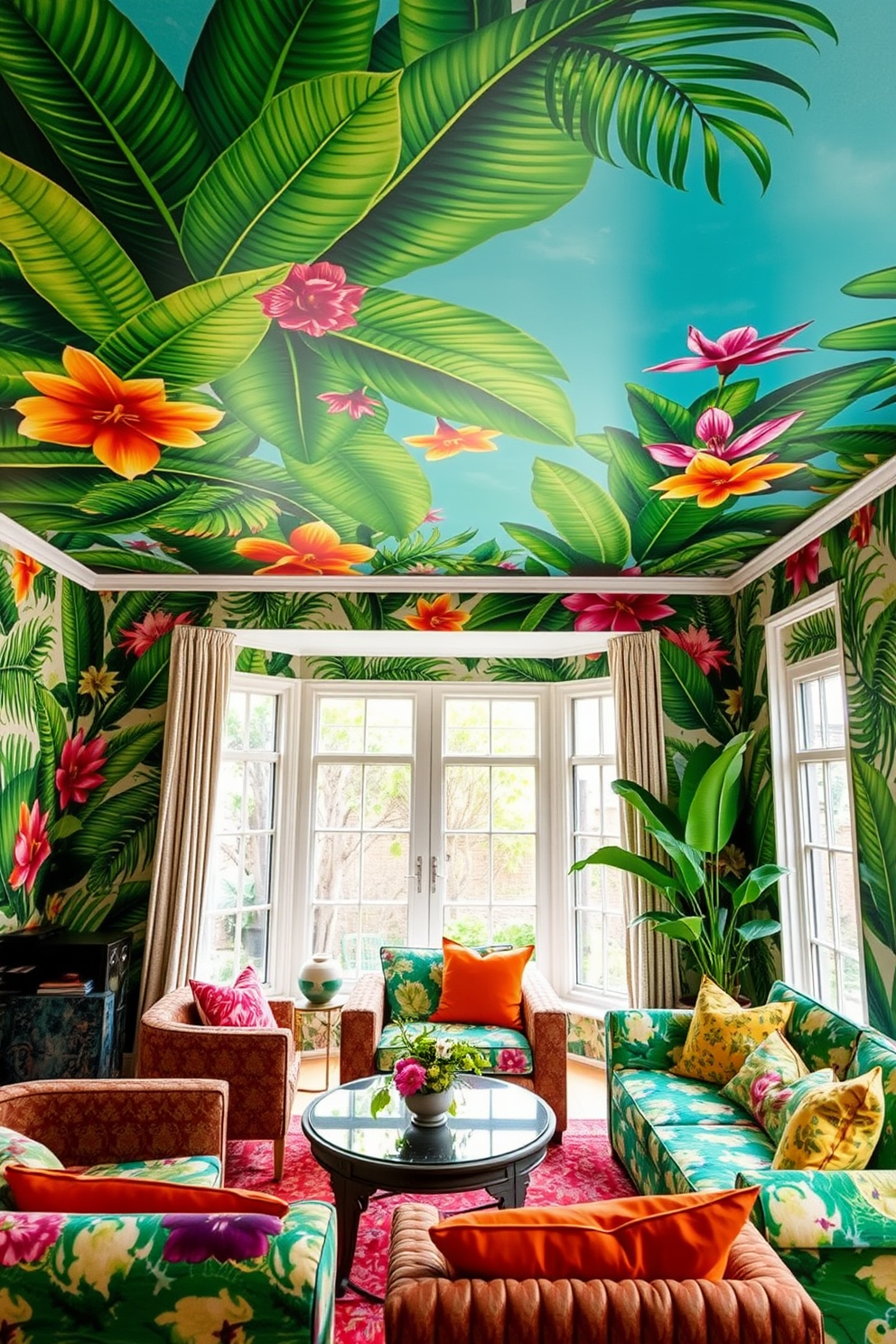 Ceiling Wall Painting Ideas 21