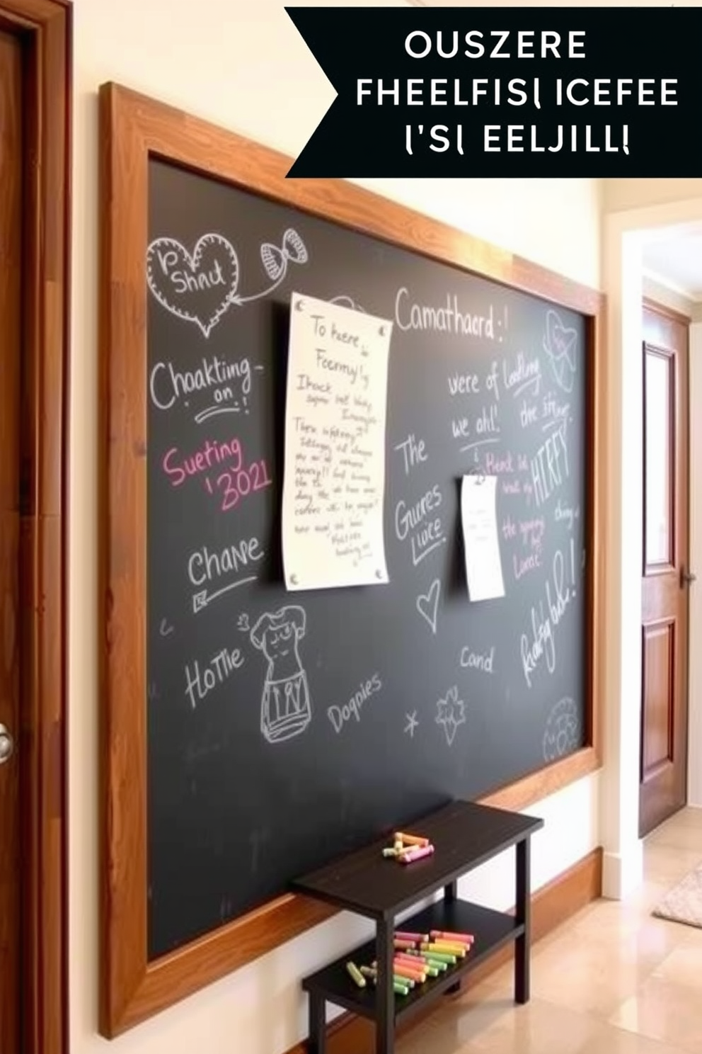 Chalkboard Wall Painting Ideas 15