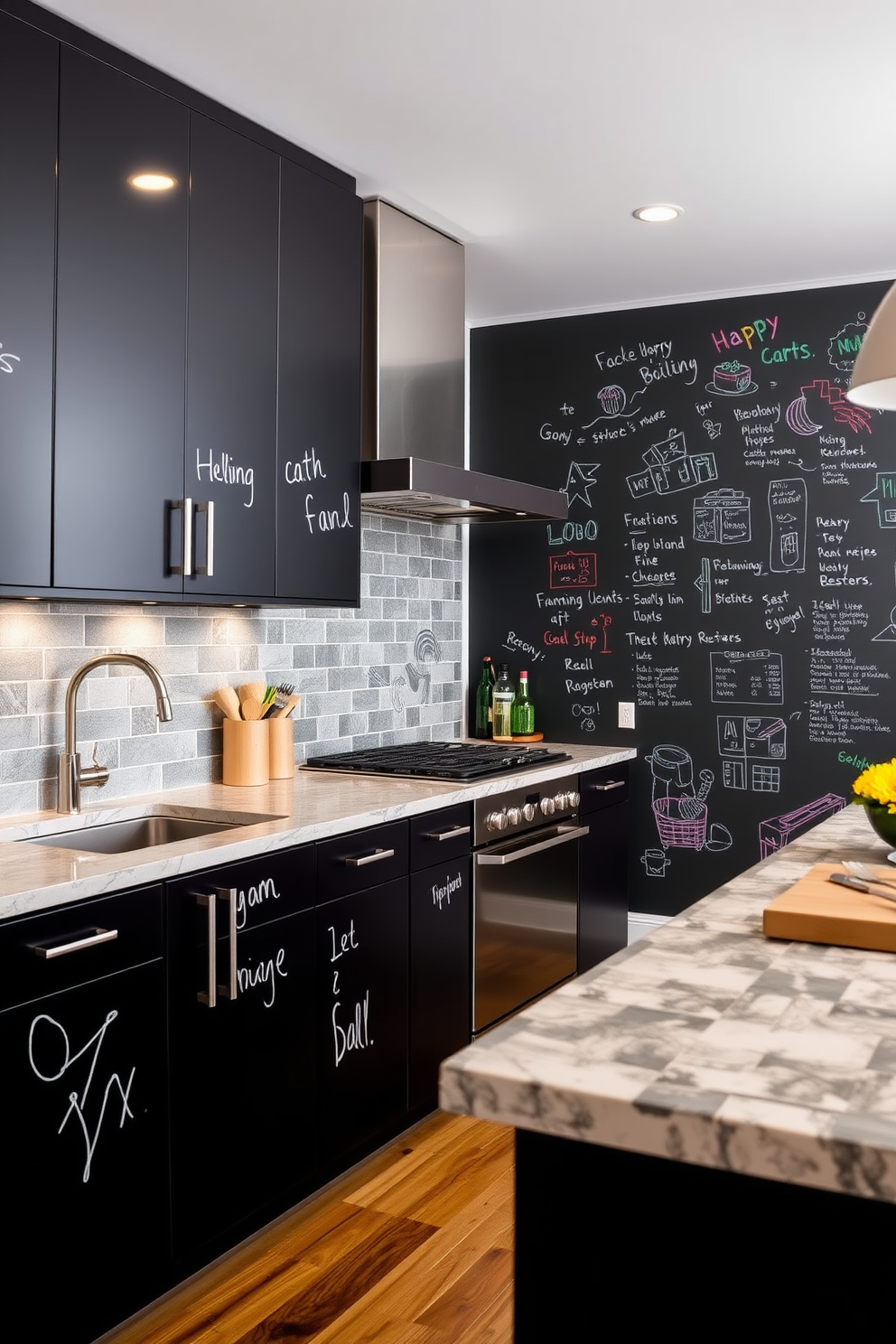 Chalkboard Wall Painting Ideas 4