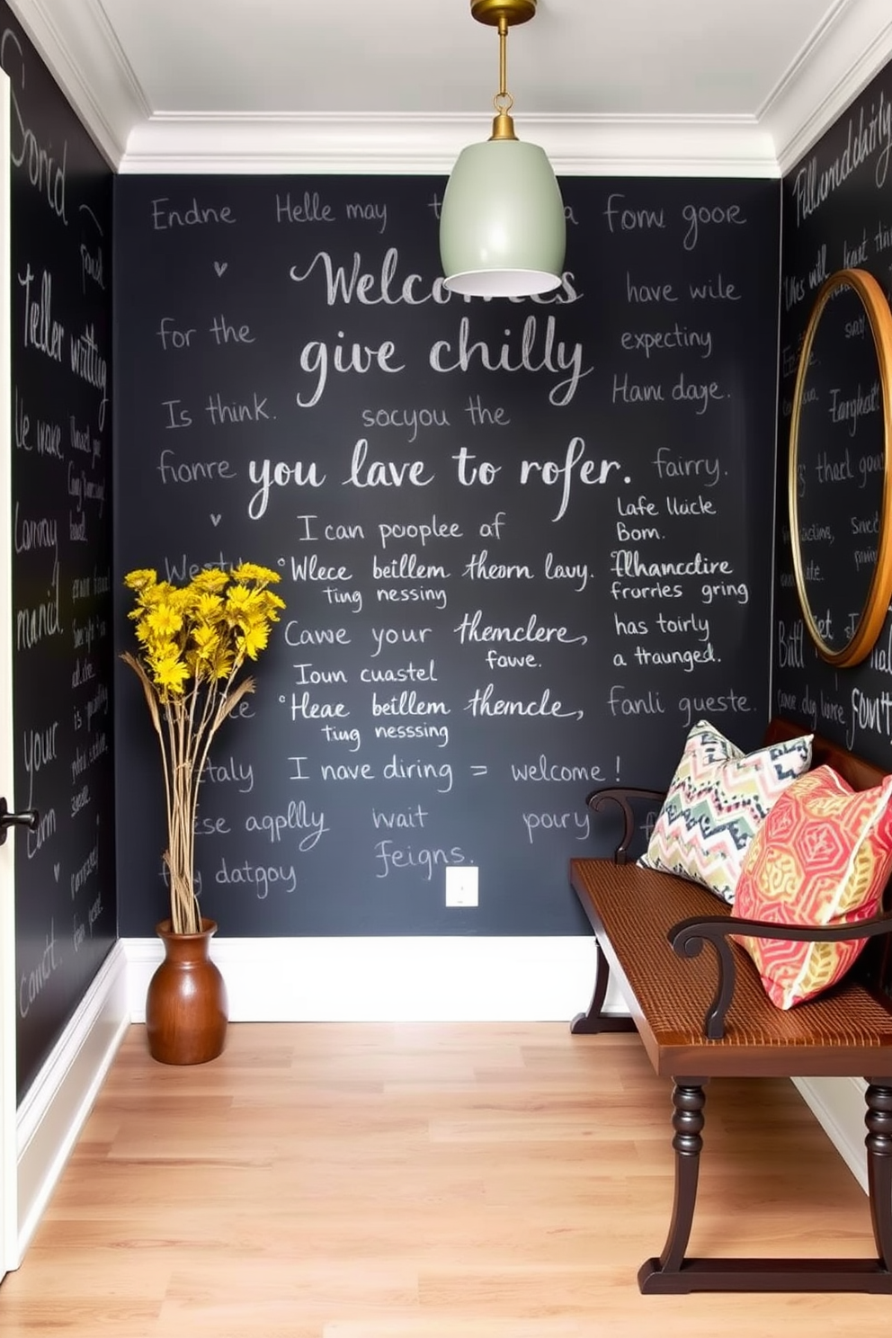 Chalkboard Wallpaper Decorating Ideas 10