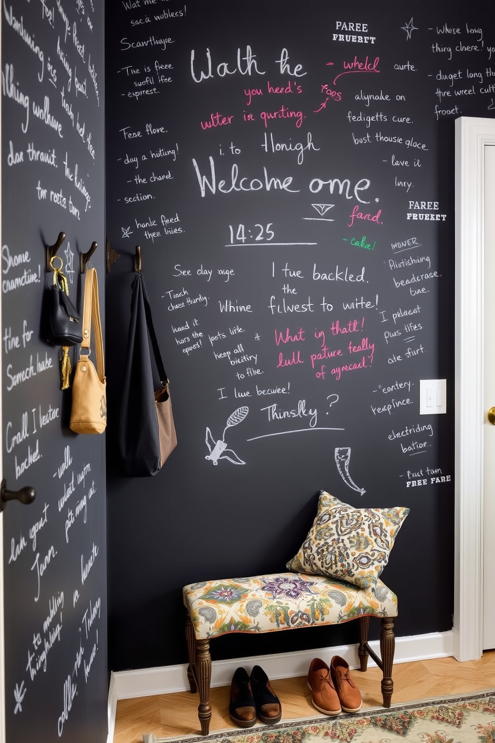 Chalkboard Wallpaper Decorating Ideas 20