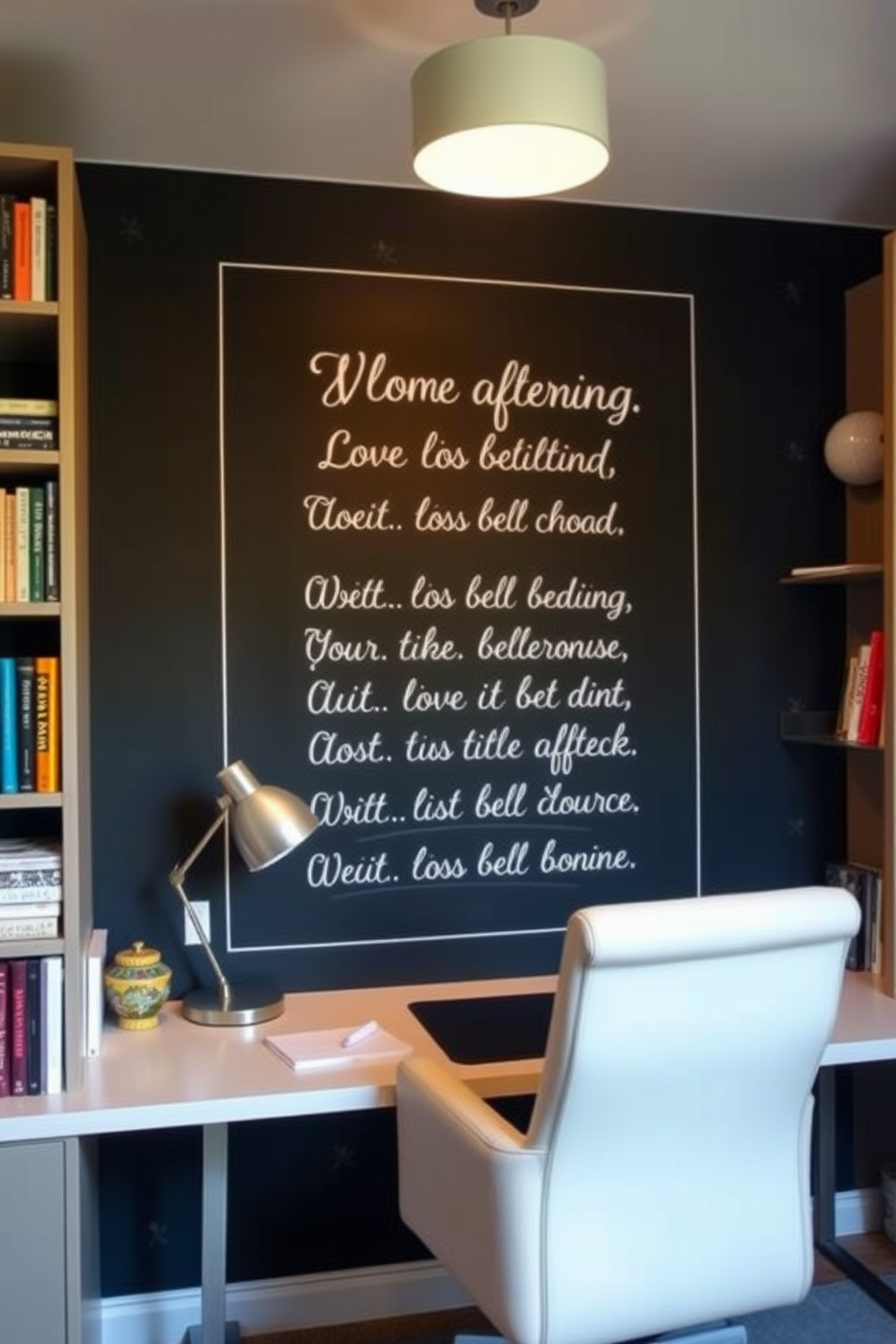 Chalkboard Wallpaper Decorating Ideas 25