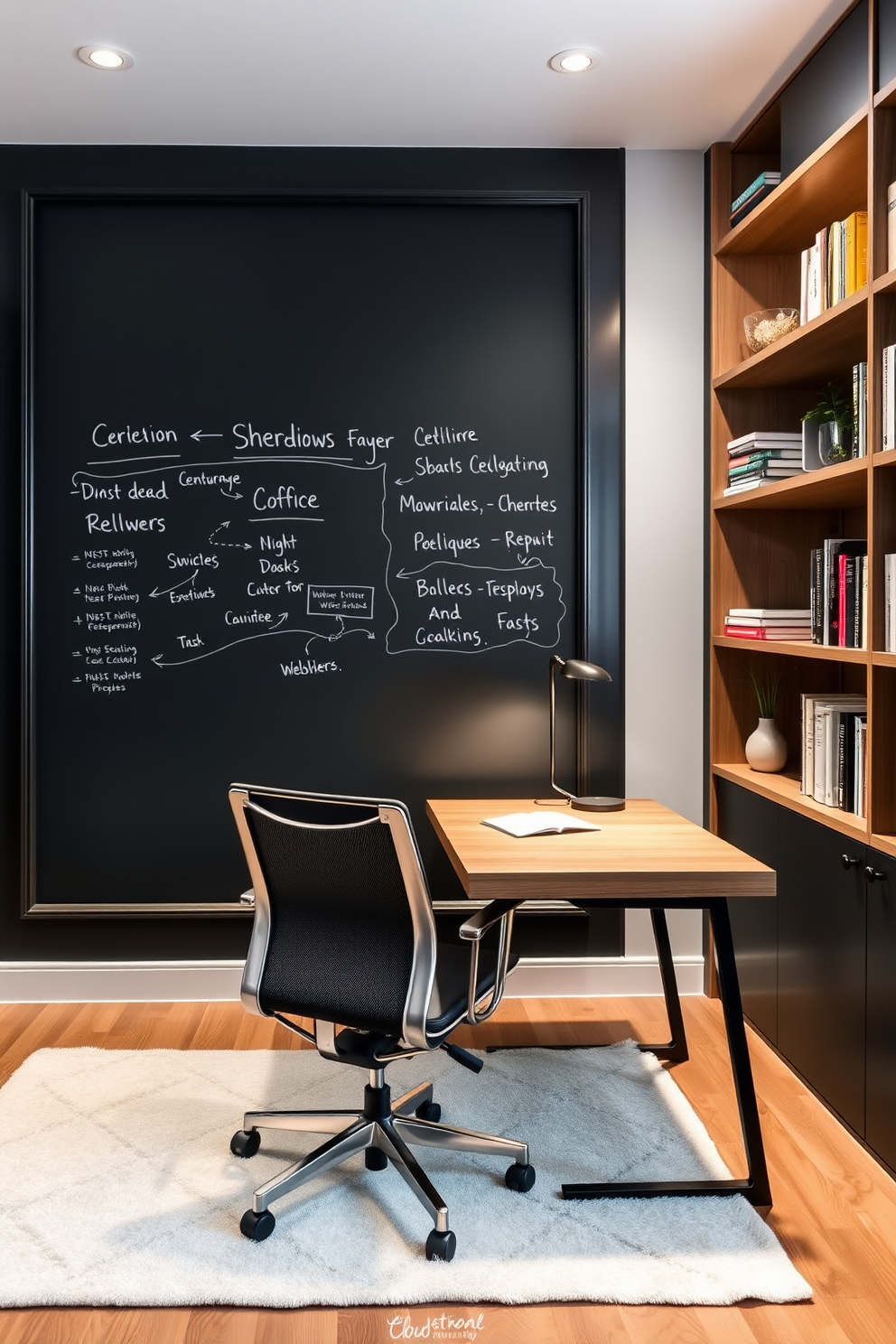 Chalkboard Wallpaper Decorating Ideas 27