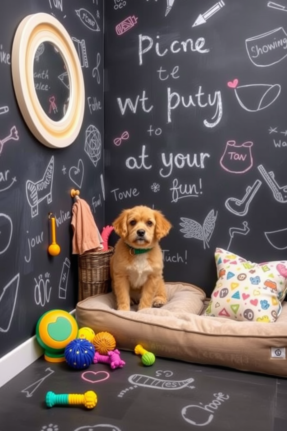 Chalkboard Wallpaper Decorating Ideas 28